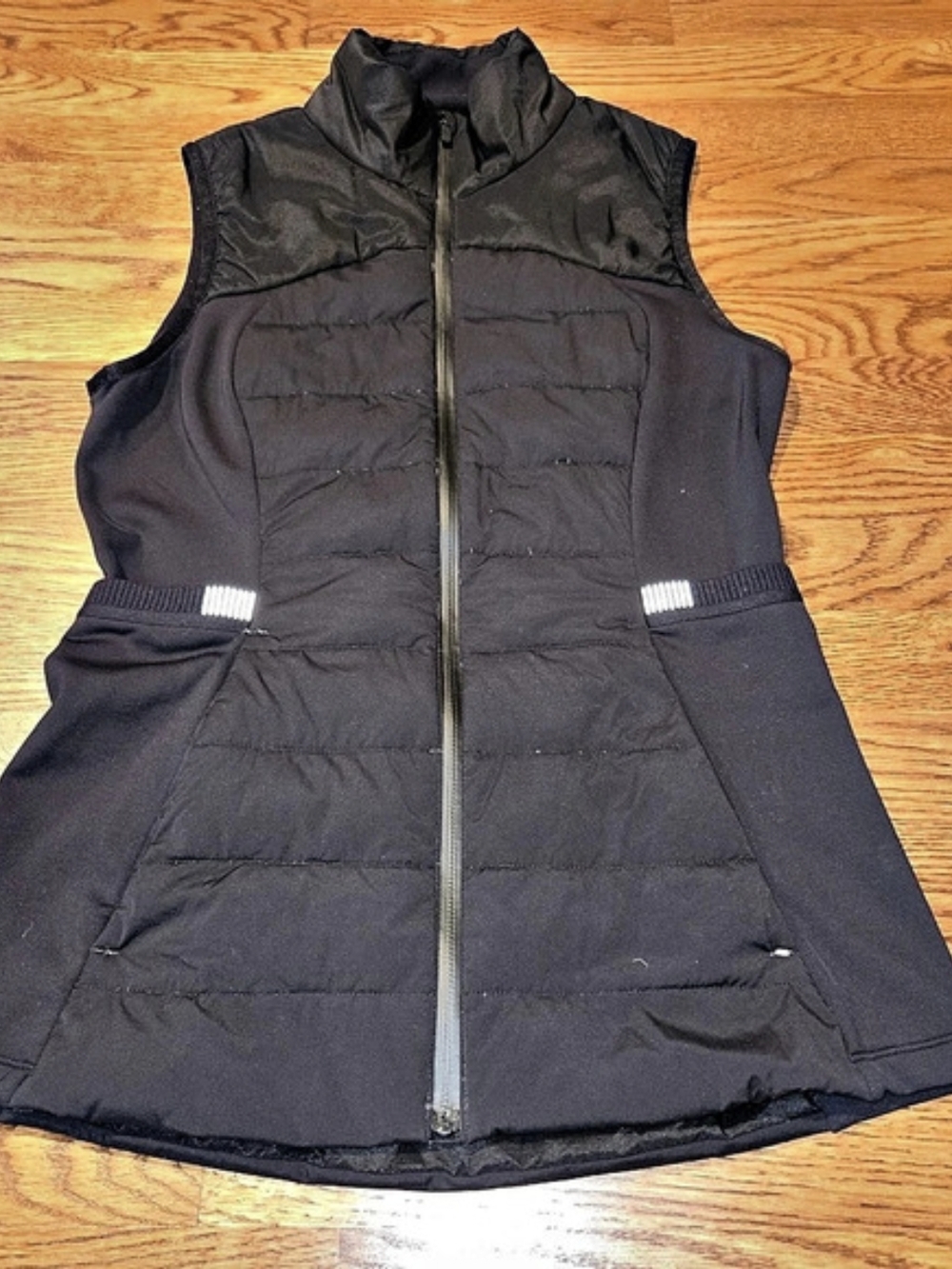 lululemon Black Quilted Vest Size S